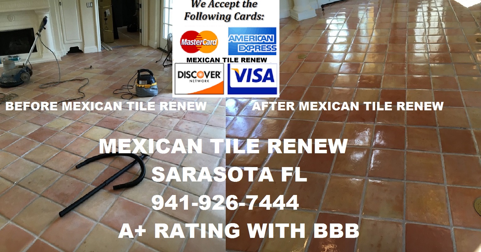 Mexican Tile Renew Projects Clean And Seal Saltilo Tiles From Fort