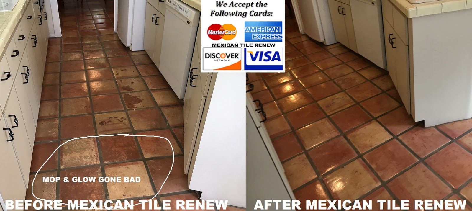 Mexican Tile Renew Project On Siesta Key Fl Were Mop Glow Had